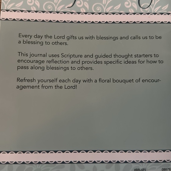 Bouquet of Blessings Prayer Journal - Picture 3 of 5
